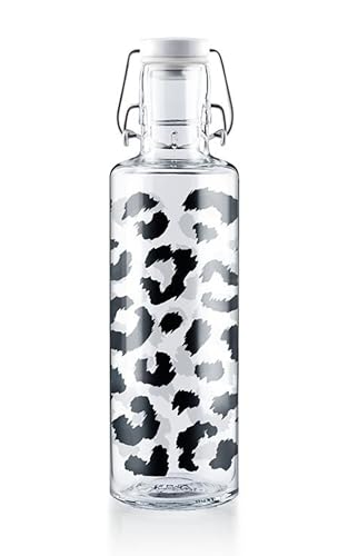 soulbottles 0,6 l • leo • Trinkflasche aus Glas • nachhaltig, plastikfrei, klimaneutral