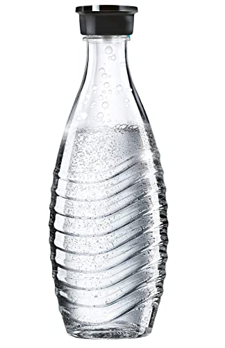 SodaStream Single Pack Glaskaraffe, Ersatzflaschen geeignet für die SodaStream Wassersprudler Crystal und Penguin, 1x 0,6 L Glaskaraffe