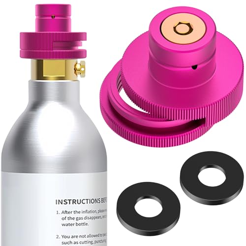 fioay Geteilter CO2 Quick-Adapter,Schnelladapter für CO2 Soda kompatibel mit Duo/Terra/Art/E-Duo/Crystal 3.0/Gaia Sprudelwasserbereiter,Sodastream Adapter Trapezgewinde TR21-4, F-QC3.0