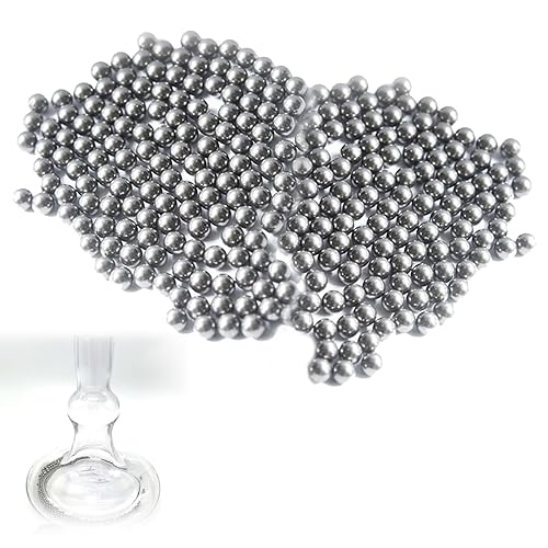 Edelstahl Perlen Zum Reinigen, Reinigen Perlen für Dekanter, Reinigungsperlen Aus Edelstahl, für Dekanter Vase Flaschen Karaffen Reinigen, 1000 Stück(3mm)